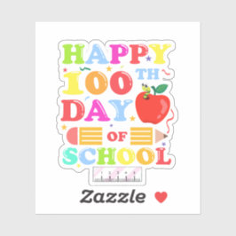 ハッピーファースト・デイ・オブ・スクール・ステッカー シール