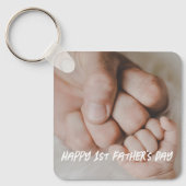 ハッピーファースト・デイ・フォトミニマルトレンディー キーホルダー (正面)