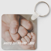 ハッピーファースト・デイ・フォトミニマルトレンディー キーホルダー (裏面)
