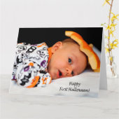 ハッピーファースト・ハロウィン! カード (黄色い花)