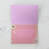 ハッピーファースト・バースデー – 女の子だ カード (内部)