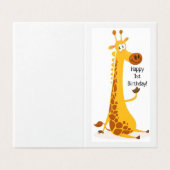 ハッピーファースト・バースデー – 子ども用カード (外部フラット)