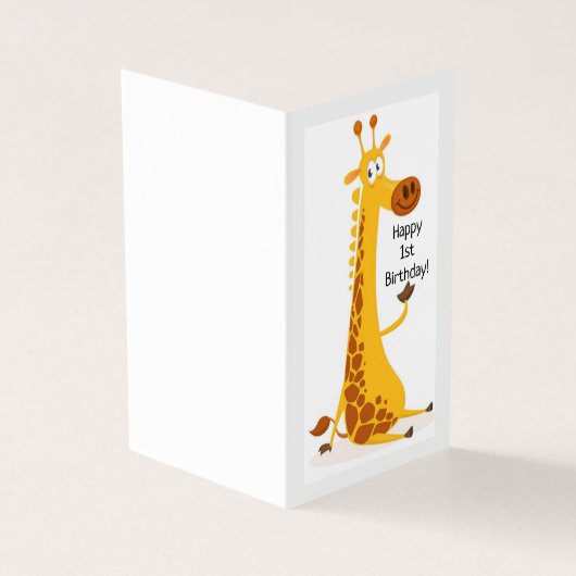 ハッピーファースト・バースデー – 子ども用カード (外部)