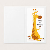 ハッピーファースト・バースデー – 子ども用カード (外部フラット)