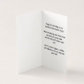 ハッピーファースト・バースデー – 子ども用カード (内部)