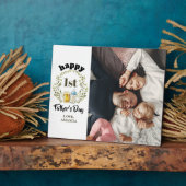 ハッピーファースト・ファーザーカスタムズ・デイ写真プラーク フォトプラーク (側面)