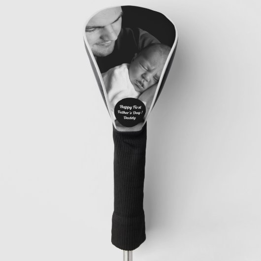 ハッピーファースト・ファースト・デイ・カスタム ゴルフヘッドカバー (正面)