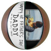 ハッピーファースト・ファースト・デイ・パパパパ写真 バスケットボール (縦)