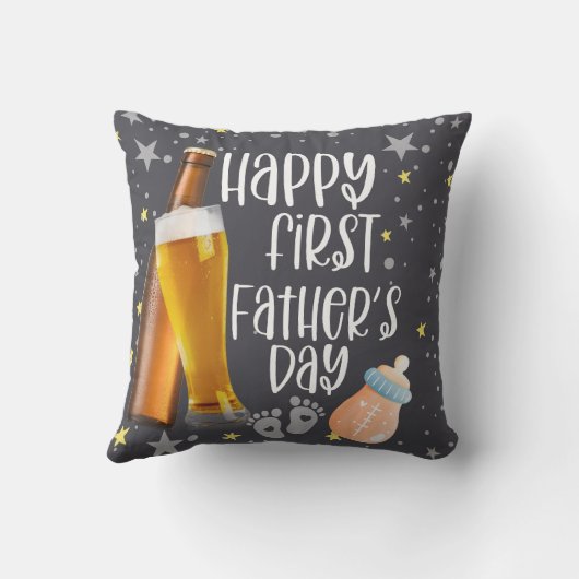 ハッピーファースト・ファースト・デーかわいいよくはしゃぐ装飾用クッション クッション (裏面)