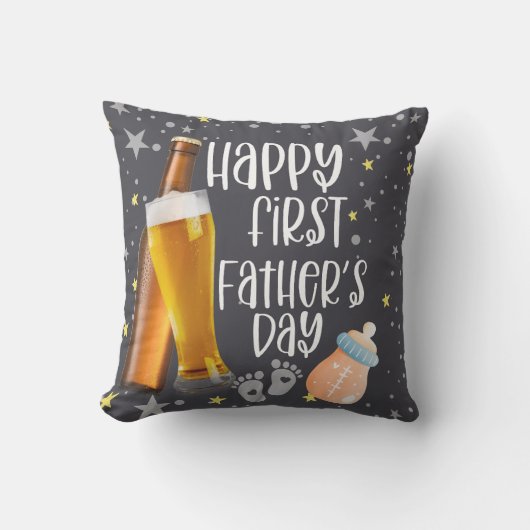 ハッピーファースト・ファースト・デーかわいいよくはしゃぐ装飾用クッション クッション (正面)