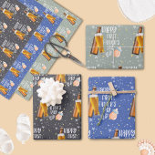 ハッピーファースト・ファースト・デーかわいいパステル ラッピングペーパーシート