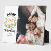 ハッピーファースト・ファースト・デーのオレンジ色の写真プラーク フォトプラーク (側面)