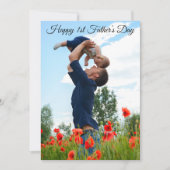 ハッピーファースト・ファースト・デーカスタムフォトフラットカード (正面)