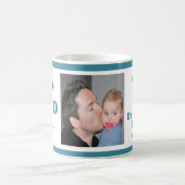 ハッピーファースト・ファースト・デー最高のパパEver Photo コーヒーマグカップ (中央)