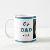 ハッピーファースト・ファースト・デー最高のパパEver Photo コーヒーマグカップ (左)