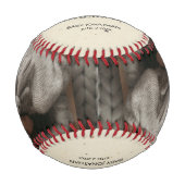 ハッピーファースト・ファースト・デー記念コラージュ野球 野球ボール (正面)