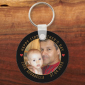 ハッピーファースト・ファースト・デー記念ニューファーザー キーホルダー (正面)