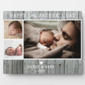 ハッピーファースト・ファースト・デー3フォトグレーウッド フォトプラーク (正面)