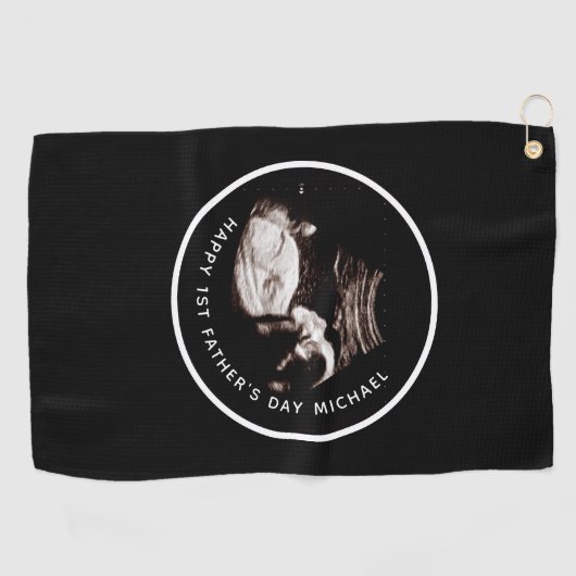 ハッピーファースト・ファースト・デー・ソノグラム ゴルフタオル (横)