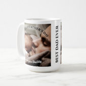 ハッピーファースト·ファースト·ファザーズ·デイ·最高のパパ·エバー2写真  コーヒーマグカップ (正面左)