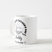 ハッピーファースト・ファースト・ファーザー・デー2023、名前をカスタムする コーヒーマグカップ (正面左)