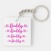 ハッピーファースト・ファースト・父親の日パパ | キーホルダー (裏面)