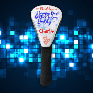 ハッピーファースト・ファースト・父親の日パパ   ゴルフヘッドカバー