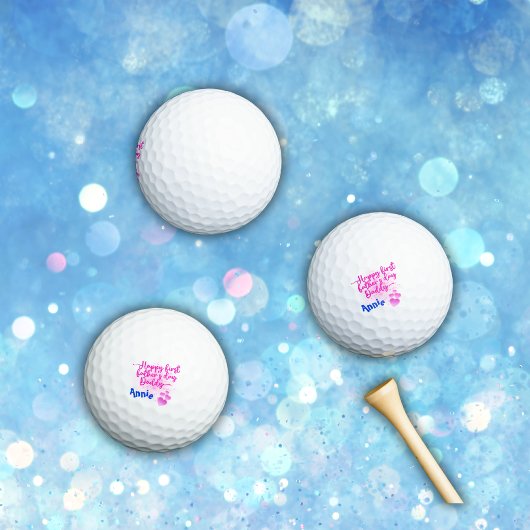 ハッピーファースト・ファースト・父親の日パパ | ゴルフボール