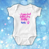 ハッピーファースト・ファースト・父親の日パパ | ベビーボディスーツ