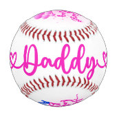 ハッピーファースト・ファースト・父親の日パパ | 野球ボール (裏面)