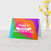 ハッピーファースト・マザーの日の義女! カード (黄色い花)