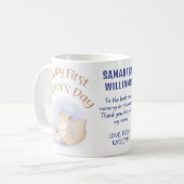 ハッピーファースト・マザーの日カスタムのコーヒーのマグカップ コーヒーマグカップ (正面左)