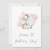 ハッピーファースト・マザーズデイフローラピンクホリデーカード シーズンカード (正面)