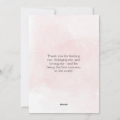 ハッピーファースト・マザーズデイフローラピンクホリデーカード シーズンカード (裏面)