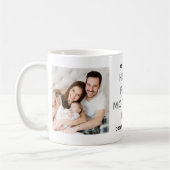 ハッピーファースト・マザー・デイ新生児2 Photo Collage コーヒーマグカップ (左)