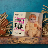 ハッピーファースト・マザー・デイ・ママ フォトプラーク (側面)