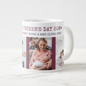 ハッピーファーストDay 4 Photo Maroon & Navy ジャンボコーヒーマグカップ (正面右)