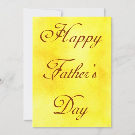 ハッピーファーズデイイエローサマーピクニックパーティー 招待状 (正面)