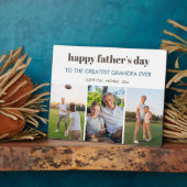 ハッピーファーズデイグランドパ3フォトコラージュカスタム フォトプラーク (側面)