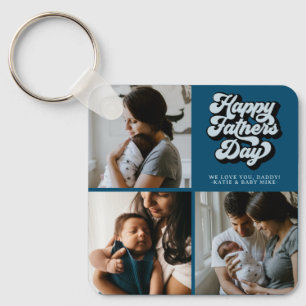 ハッピーファーズデイグルービーレトロ3枚の写真 ティール(緑がかった色) キーホルダー
