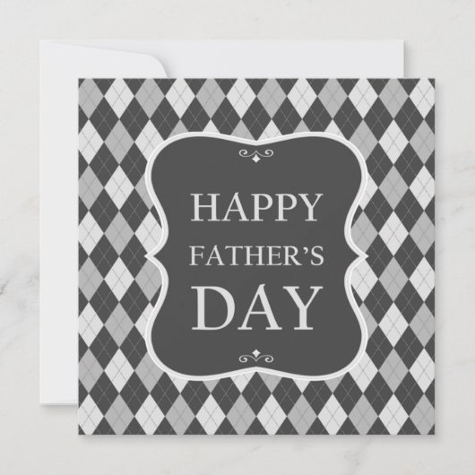 ハッピーファーズデイグレーシェーズアーガイルディナーパーティー 招待状 (正面)