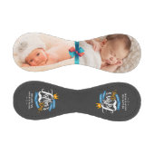 ハッピーファーズデイタイポグラフィダークグレー 野球ボール (パネル)