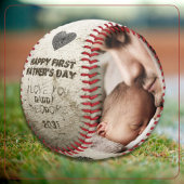 ハッピーファーズデイダディーフォトコラージキープサケ 野球ボール