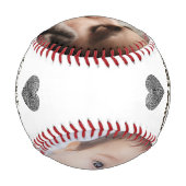 ハッピーファーズデイダディーフォトコラージキープサケ 野球ボール (裏面)