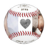 ハッピーファーズデイダディーフォトコラージキープサケ 野球ボール (正面)