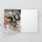 ハッピーファーズデイハンドレット写真カスタムカラー カード (内部)