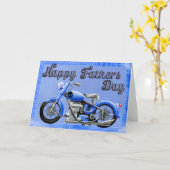 ハッピーファーズデイバイク カード (黄色い花)
