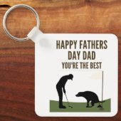 ハッピーファーズデイパパ最高のザ キーホルダー (正面)