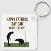 ハッピーファーズデイパパ最高のザ キーホルダー (裏面)