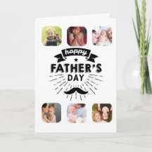 ハッピーファーズデイフォトコラージュテンプレート